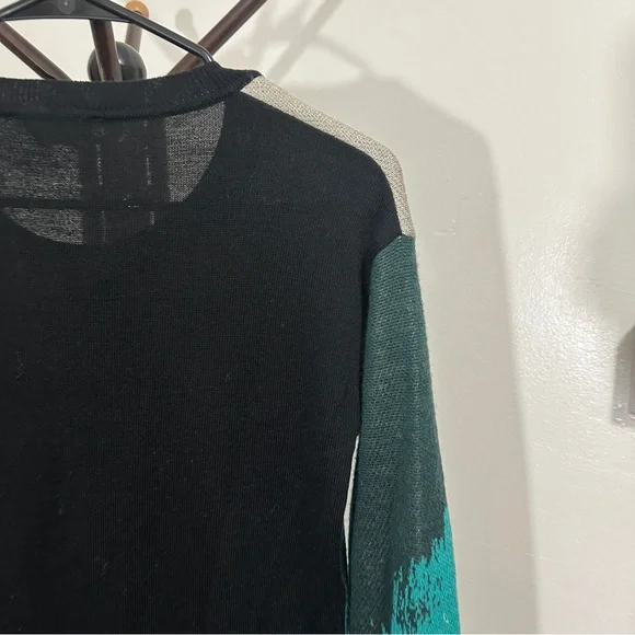 Anthropologie Womens XS Sweater Rooster Artwork Lauren C Walcott Wool Blend - Picture 13 of 16